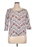 Almost Famous Ivory 3/4 Sleeve Top Size XL - photo 1