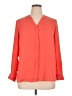 Apt. 9 100% Polyester Orange 3/4 Sleeve Blouse Size XL (petite) - photo 1
