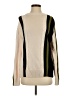 Saint + Sofia 100% Cotton Color Block Tan Pullover Sweater Size S - photo 1