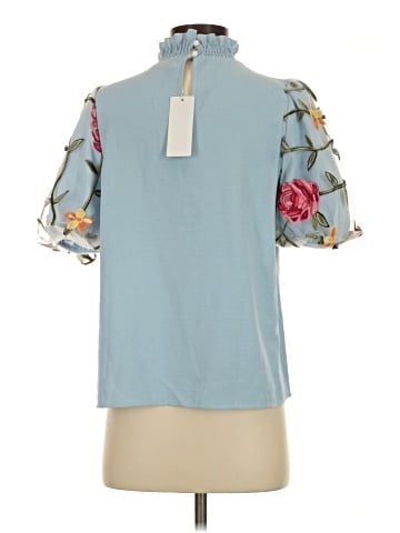 Assorted Brands Short Sleeve Blouse (view 2)