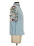 Assorted Brands 100% Polyester Blue Short Sleeve Blouse Size 4 - photo 4