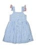 Assorted Brands Checkered-gingham Blue Dress Size 5 - photo 1