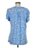 Assorted Brands Blue Short Sleeve Blouse Size M - photo 2