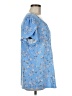 Assorted Brands Blue Short Sleeve Blouse Size M - photo 4