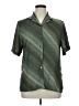 Assorted Brands Metallic Green Short Sleeve Blouse Size XL - photo 1