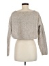 Zara Metallic Gray Pullover Sweater Size M - photo 2