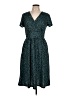 Ouges Polka Dots Teal Casual Dress Size L - photo 1