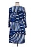 Calvin Klein Stripes Blue Casual Dress Size 16 - photo 2