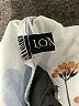Lomon 100% Polyester Floral Ivory 3/4 Sleeve Blouse Size M - photo 7
