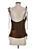 Lioness 100% Polyester Brown Sleeveless Blouse Size S - photo 2