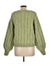 Willow & Wind Hearts Green Pullover Sweater Size L - photo 2