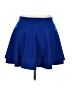 Unbranded Solid Blue Casual Skirt Size 2X - photo 1