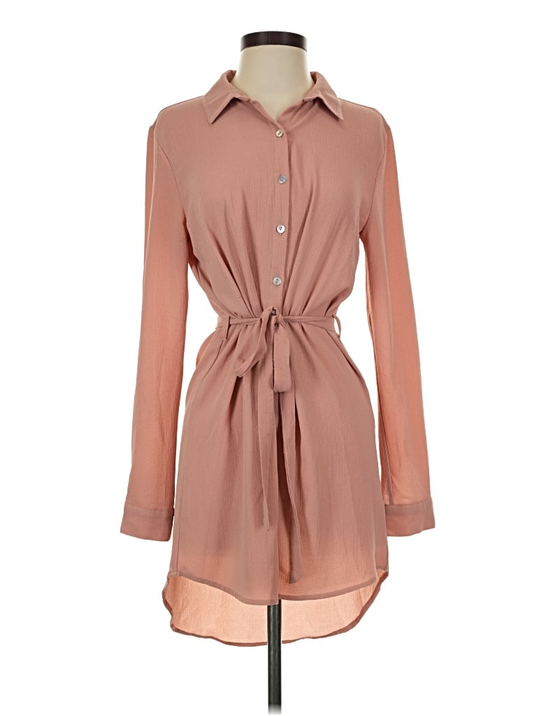 Pre-owned Forever 21 Casual Dress In Tan