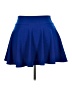 Unbranded Solid Blue Casual Skirt Size 2X - photo 2