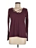 Mudd Burgundy Long Sleeve Top Size M - photo 1