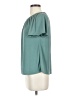 Green Envelope Teal Short Sleeve Blouse Size S - photo 5