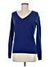 Elena Solano 100% Cashmere Blue Cashmere Pullover Sweater Size M - photo 1