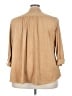 Avenue Tan 3/4 Sleeve Blouse Size 26 - 28 Plus - photo 2