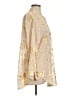 Unbranded 100% Polyester Metallic Gold 3/4 Sleeve Blouse Size XL - photo 4