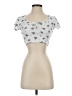 Forever 21 Ivory Short Sleeve Top Size S - photo 1