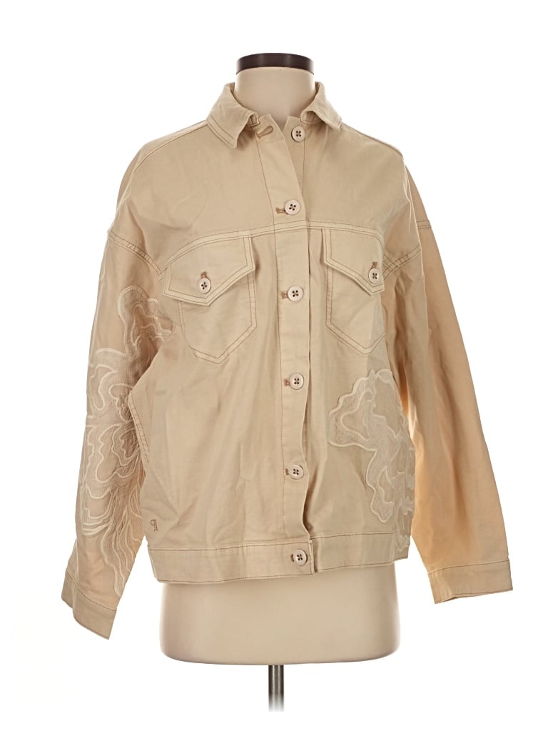 Pre-owned Pilcro Jacket In Tan