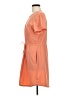Eddie Bauer Solid Orange Casual Dress Size M - photo 5