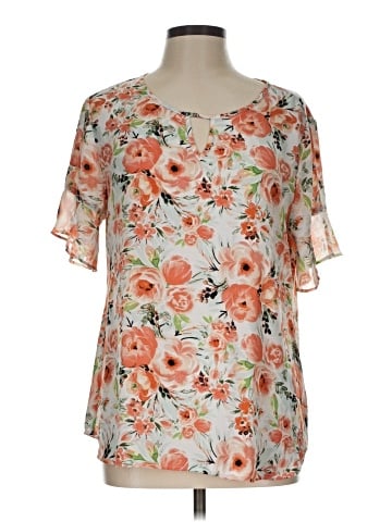 Van Heusen Short Sleeve Blouse (view 1)