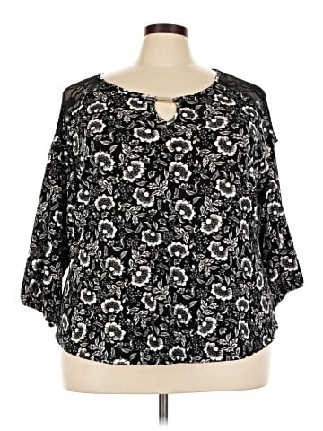 Adrienne Vittadini 3/4 Sleeve Blouse (view 1)