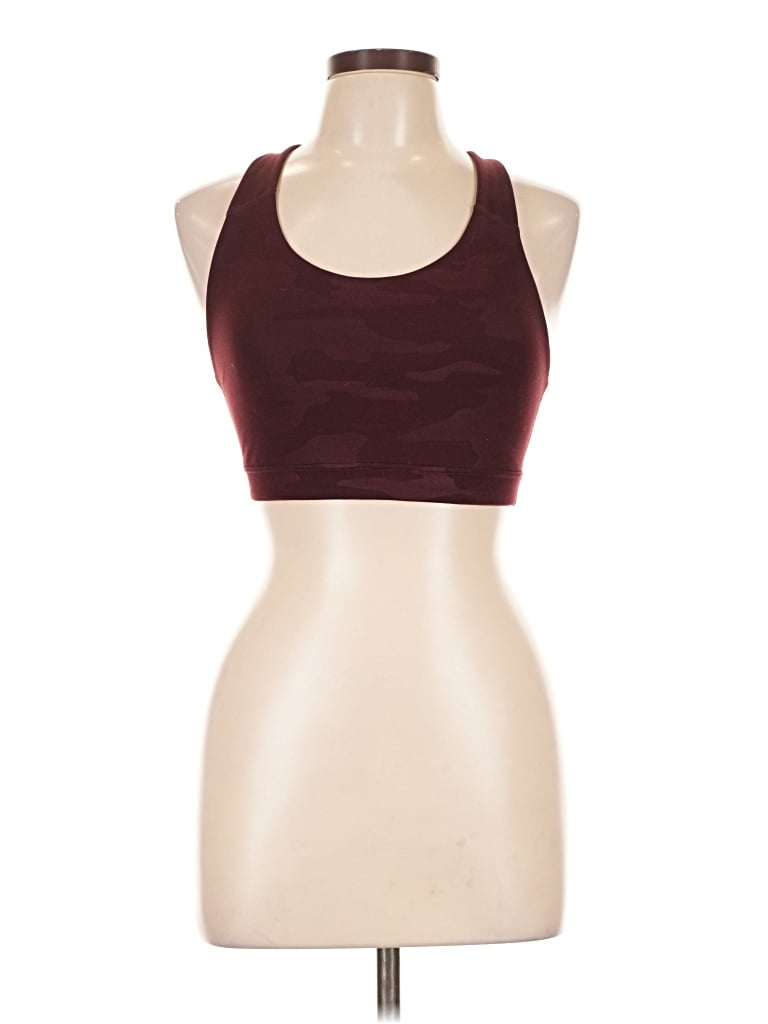 Pre-owned Active By Old Navy Tank Top Burgundy Halter Neckline Tops