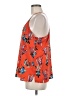 Cooper & Ella 100% Polyester Orange Sleeveless Blouse Size M - photo 5