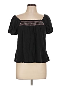 Madewell Embroidered Square-Neck Top (view 1)
