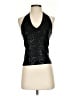 BCBGMAXAZRIA Black Sleeveless Silk Top Size S - photo 1