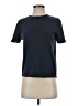 Zara Solid Blue Short Sleeve Turtleneck Size S - photo 1