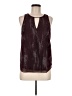 Trouve 100% Polyester Burgundy Sleeveless Blouse Size M - photo 1