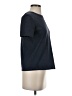 Zara Solid Blue Short Sleeve Turtleneck Size S - photo 4