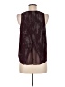 Trouve 100% Polyester Burgundy Sleeveless Blouse Size M - photo 2