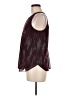 Trouve 100% Polyester Burgundy Sleeveless Blouse Size M - photo 5