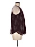 Trouve 100% Polyester Burgundy Sleeveless Blouse Size M - photo 4