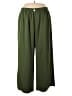 Unbranded 100% Polyester Solid Green Casual Pants Size 3X - photo 1