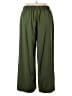 Unbranded 100% Polyester Solid Green Casual Pants Size 3X - photo 2