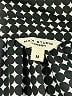 Max Studio 100% Polyester Houndstooth Black Short Sleeve Blouse Size M - photo 7