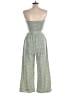 Shein 100% Polyester Tweed Green Jumpsuit Size L - photo 2