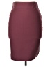A'gaci Solid Burgundy Formal Skirt Size L - photo 1