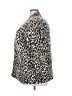 Amaryllis Animal Print Silver 3/4 Sleeve Blouse Size 3X - photo 5