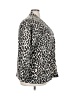 Amaryllis Animal Print Silver 3/4 Sleeve Blouse Size 3X - photo 4