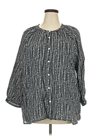 Terra & Sky 3/4 Sleeve Blouse (view 1)
