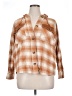Maurices 100% Cotton Plaid Tan Jacket Size 0X - photo 1