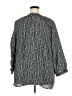 Terra & Sky Black 3/4 Sleeve Blouse Size 2X - photo 2