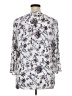 Maurices 100% Polyester Floral White 3/4 Sleeve Blouse Size XL - photo 2