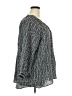 Terra & Sky Black 3/4 Sleeve Blouse Size 2X - photo 4